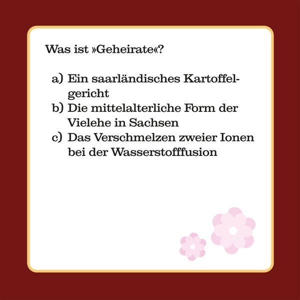 Produktbild: Das Hochzeits-Quiz