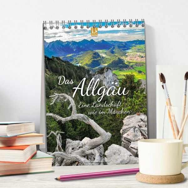 Produktbild: Das Allg&auml;u &ndash; eine Landschaft wie im M&auml;rchen (Tischkalender 2026 DIN A5 hoch), CALVENDO Monatskalender