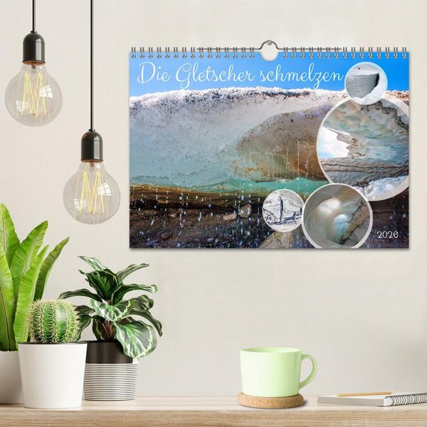 Produktbild: Die Gletscher schmelzen (Wandkalender 2026 DIN A4 quer), CALVENDO Monatskalender
