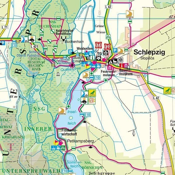 Produktbild: Biosph&auml;renreservat Spreewald 1 : 50 000