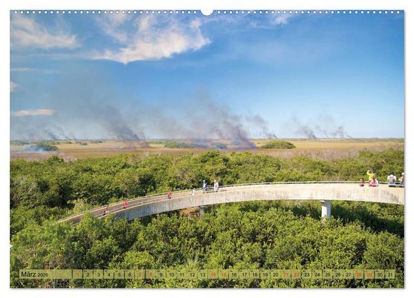 Produktbild: GEOclick calendar: Florida (hochwertiger Premium Wandkalender 2026 DIN A2 quer), Kunstdruck in Hochglanz