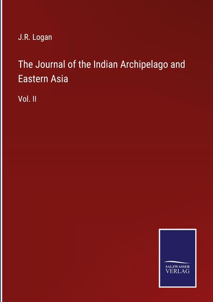 Produktbild: The Journal of the Indian Archipelago and Eastern Asia