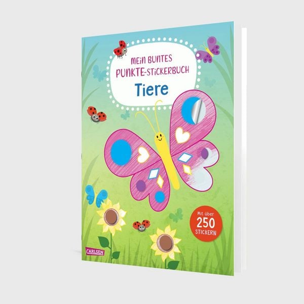 Produktbild: Mein buntes Punkte-Stickerbuch: Tiere