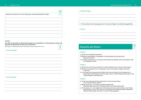 Produktbild: Fit im Schulsport &ndash; Arbeitsheft