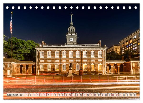 Produktbild: PHILADELPHIA Historie und Moderne (Tischkalender 2026 DIN A5 quer), CALVENDO Monatskalender