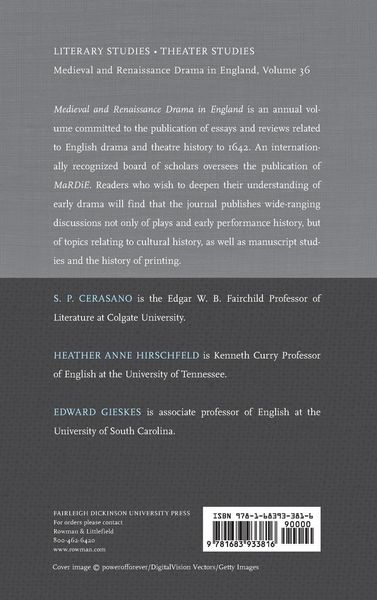 Produktbild: Medieval and Renaissance Drama in England