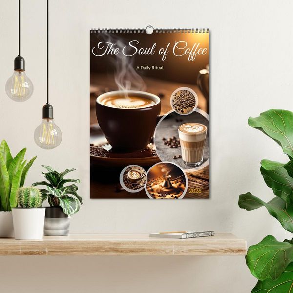 Produktbild: The Soul of Coffee - A Daily Ritual (Wall Calendar 2026 DIN A3 portrait), CALVENDO 12 Month Wall Calendar