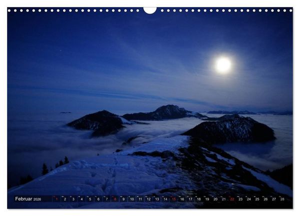 Produktbild: Magische Bergwelt, zwischen Sonnenaufgang und Sonnenuntergang (Wandkalender 2026 DIN A3 quer), CALVENDO Monatskalender