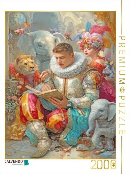 CALVENDO Puzzle Erzähle mir eine Geschichte | 2000 Teile Lege-Größe 90x67cm Foto-Puzzle für glückliche Stunden