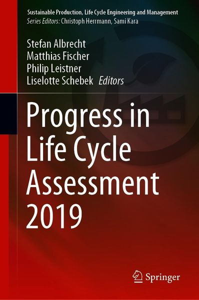 Produktbild: Progress in Life Cycle Assessment 2019