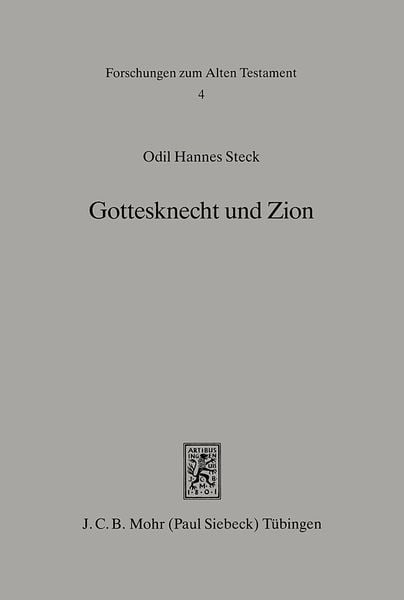 Produktbild: Gottesknecht und Zion