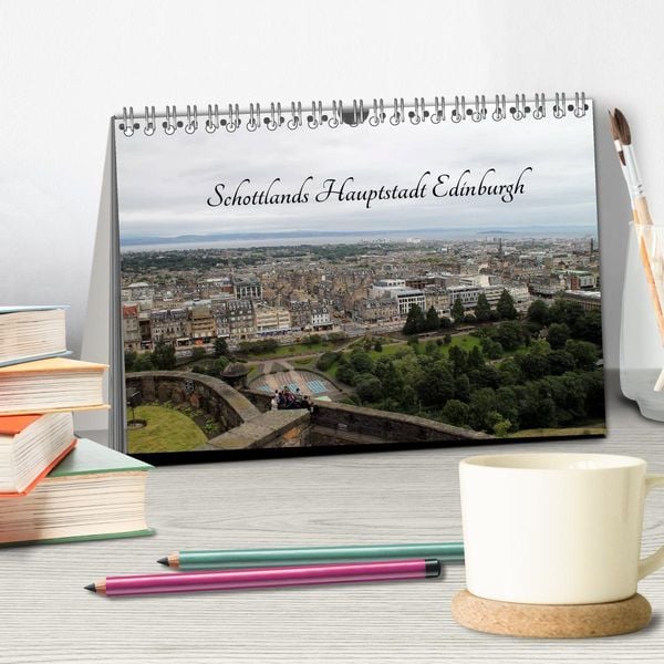 Produktbild: Schottlands Hauptstadt Edinburgh (Tischkalender 2026 DIN A5 quer), CALVENDO Monatskalender