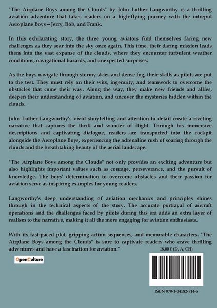 Produktbild: The Airplane Boys among the Clouds