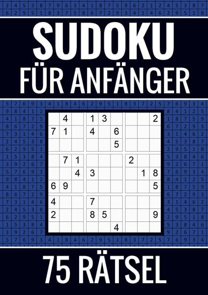 Produktbild: Sudoku f&uuml;r Anf&auml;nger - 75 R&auml;tsel (einfach)