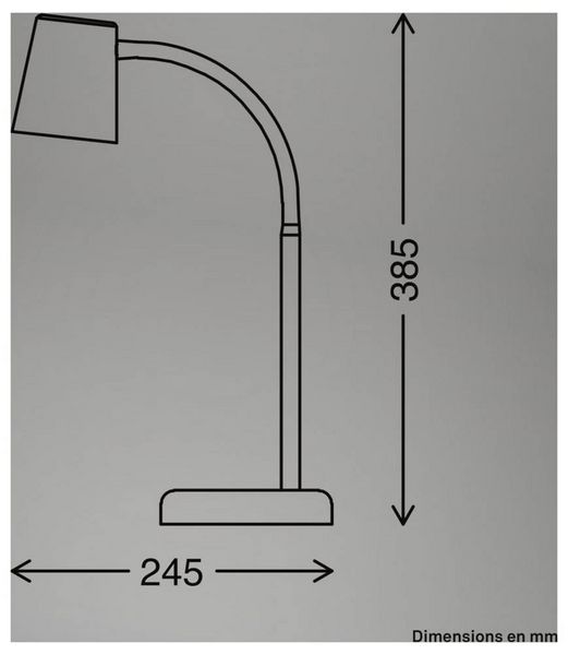 Produktbild: Briloner SKRIVA 7476015 Tischlampe GU10 9W Schwarz