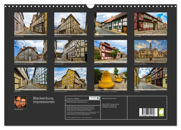 Produktbild: Blankenburg Impressionen (Wandkalender 2026 DIN A3 quer), CALVENDO Monatskalender