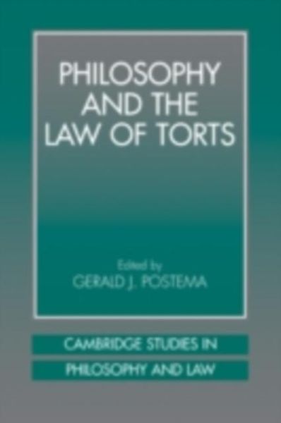Produktbild: Philosophy and the Law of Torts