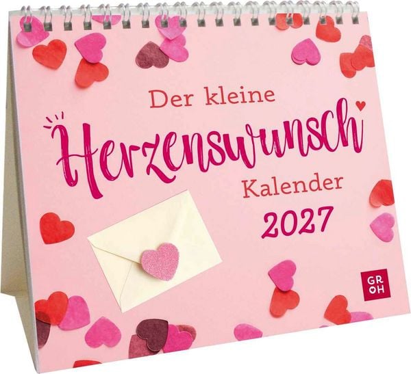 Produktbild: Mini-Kalender 2027: Der kleine Herzenswunschkalender