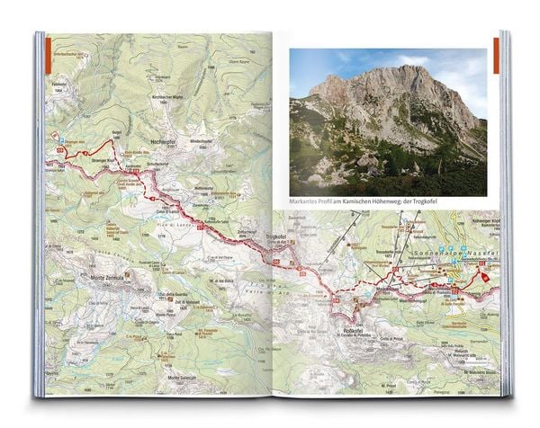 Produktbild: KOMPASS Wanderf&uuml;hrer Karnischer H&ouml;henweg, Von Th&ouml;rl-Maglern nach Sillian, Mit Varianten und Gipfeln, 28 Touren mit Extra-Tourenkarte
