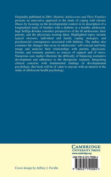 Produktbild: Diabetic Adolescents and their Families