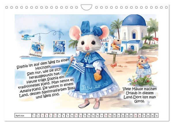 Produktbild: Mausgewitzt - Wo lebt die Maus? (Wandkalender 2026 DIN A4 quer), CALVENDO Monatskalender