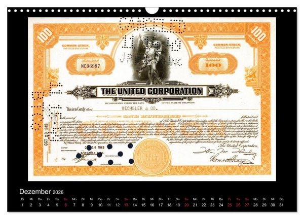 Produktbild: Vergangene Werte (Wandkalender 2026 DIN A3 quer), CALVENDO Monatskalender