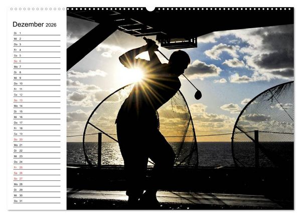 Produktbild: Abenteuer Golfspielen. Impressionen (hochwertiger Premium Wandkalender 2026 DIN A2 quer), Kunstdruck in Hochglanz
