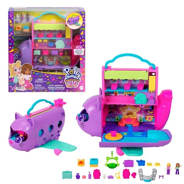 Polly Pocket Kitty Plane