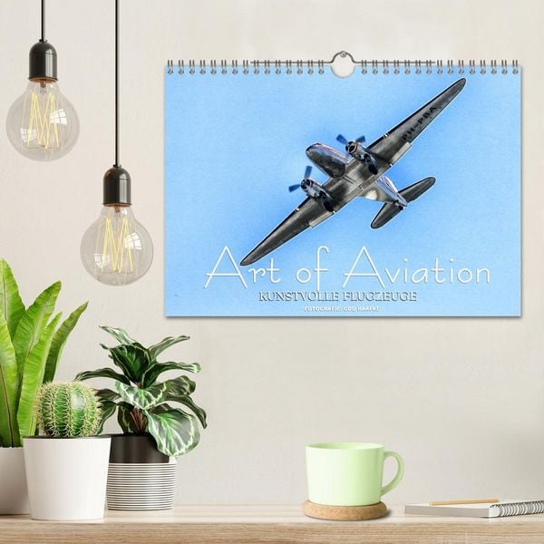 Produktbild: Art of Aviation - Kunstvolle Flugzeuge (Wandkalender 2026 DIN A4 quer), CALVENDO Monatskalender