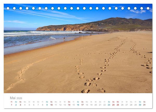 Produktbild: ESTORIL - die sch&ouml;nsten Badeorte Lissabons (Tischkalender 2026 DIN A5 quer), CALVENDO Monatskalender