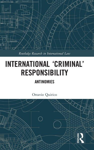 Produktbild: International 'Criminal' Responsibility