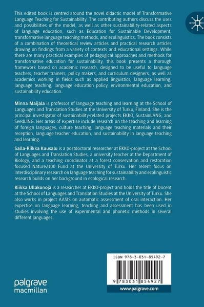 Produktbild: Transformative Language Teaching for Sustainability
