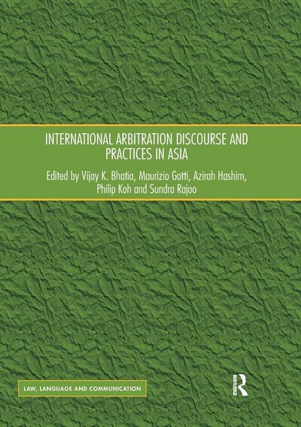 Produktbild: International Arbitration Discourse and Practices in Asia