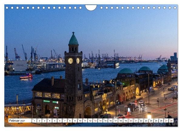 Produktbild: Hamburg - Stadt rund ums Wasser (Wandkalender 2027 DIN A4 quer), CALVENDO Monatskalender