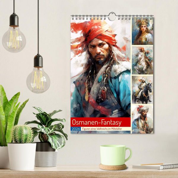 Produktbild: Osmanen-Fantasy. Figuren eines Weltreichs im Mittelalter (Wandkalender 2026 DIN A4 hoch), CALVENDO Monatskalender