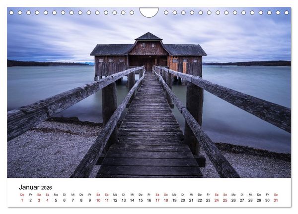 Produktbild: Naturwelten in Deutschland - Von Norden bis S&uuml;den (Wandkalender 2026 DIN A4 quer), CALVENDO Monatskalender