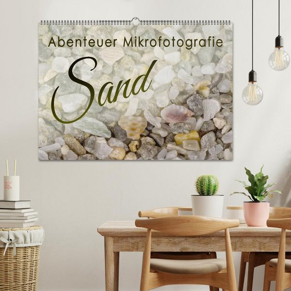 Produktbild: Abenteuer Mikrofotografie Sand (Wandkalender 2026 DIN A2 quer), CALVENDO Monatskalender