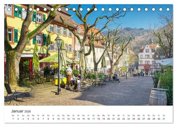 Produktbild: Weinheim - Eine Perle an der Bergstra&szlig;e (Tischkalender 2026 DIN A5 quer), CALVENDO Monatskalender