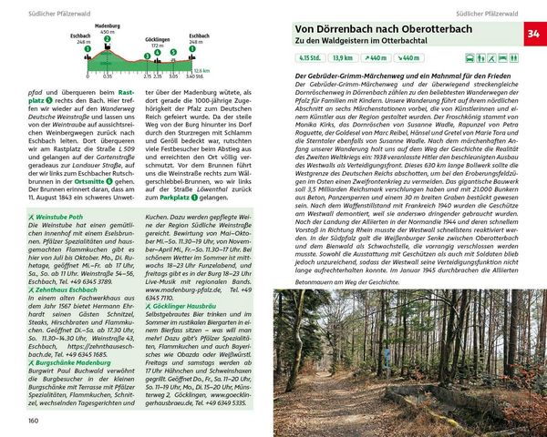 Produktbild: ROTHER Wanderbuch Wandern & Einkehren Pf&auml;lzerwald und Deutsche Weinstra&szlig;e