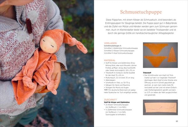 Produktbild: Handgemachte Puppen im Waldorf-Stil