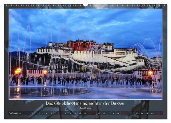 Produktbild: Facettenreiches Tibet (hochwertiger Premium Wandkalender 2027 DIN A2 quer), Kunstdruck in Hochglanz