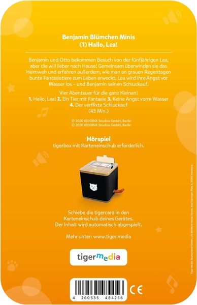 Produktbild: Tiger Media - Tigercards - Benjamin Blümchen Minis - Hallo Lea
