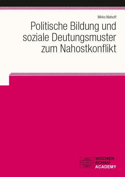Produktbild: Politische Bildung und soziale Deutungsmuster zum Nahostkonflikt
