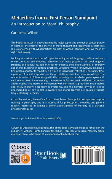 Produktbild: Metaethics from a First Person Standpoint