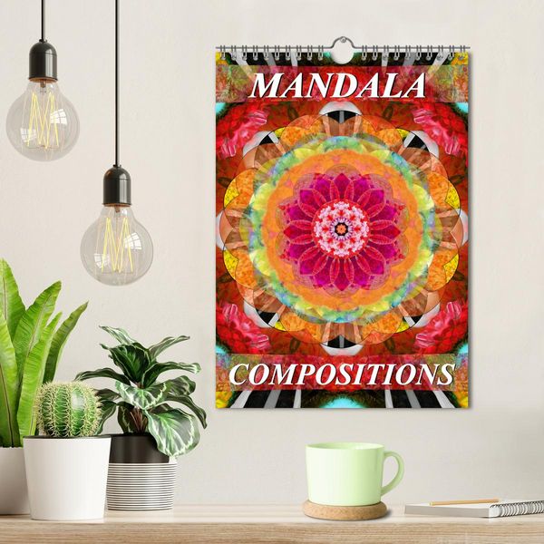 Produktbild: MANDALA COMPOSITIONS (Wall Calendar 2026 DIN A4 portrait), CALVENDO 12 Month Wall Calendar