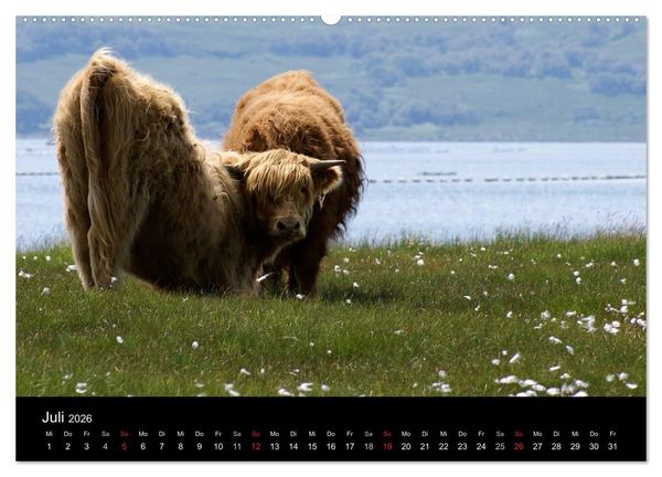 Produktbild: Schottland 2026 (hochwertiger Premium Wandkalender 2026 DIN A2 quer), Kunstdruck in Hochglanz