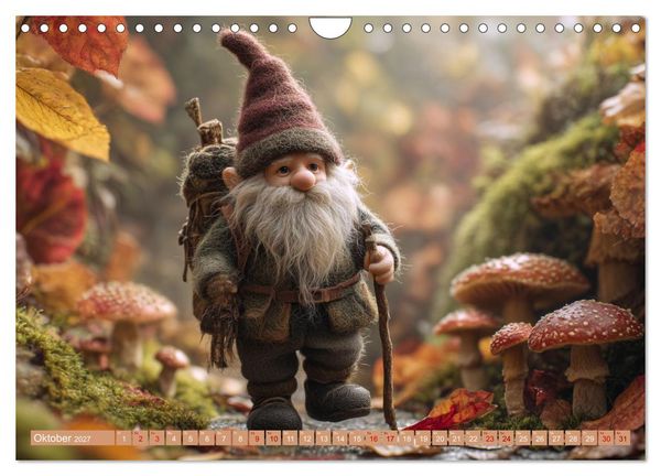 Produktbild: Wichtelgl&uuml;ck zwischen Wald und Wiese (Wandkalender 2027 DIN A4 quer), CALVENDO Monatskalender