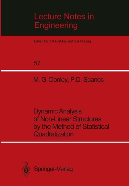 Produktbild: Dynamic Analysis of Non-Linear Structures by the Method of Statistical Quadratization