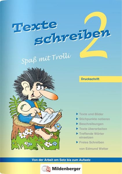 Produktbild: Texte schreiben &ndash; Spa&szlig; mit Trolli 2, Druckschrift
