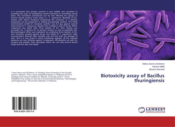 Produktbild: Biotoxicity assay of Bacillus thuringiensis